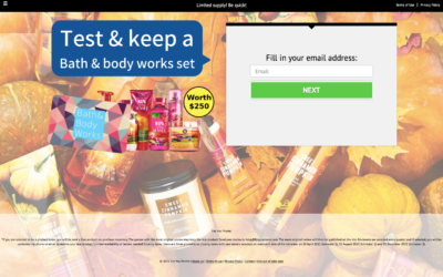Bath and Body works Samples